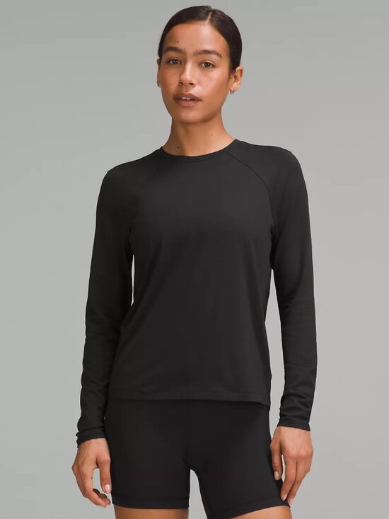 6 Lululemon Tops Black, Size 12 (2 Long-Sleeved, 2 Short-Sleeved, 2 Tanks) - Picture 1 of 4
